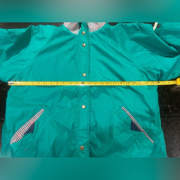 Vintage Curren Seen Womens Reversible Windbreaker Jacket w Pockets Sz M 90s - Picture 10 of 10